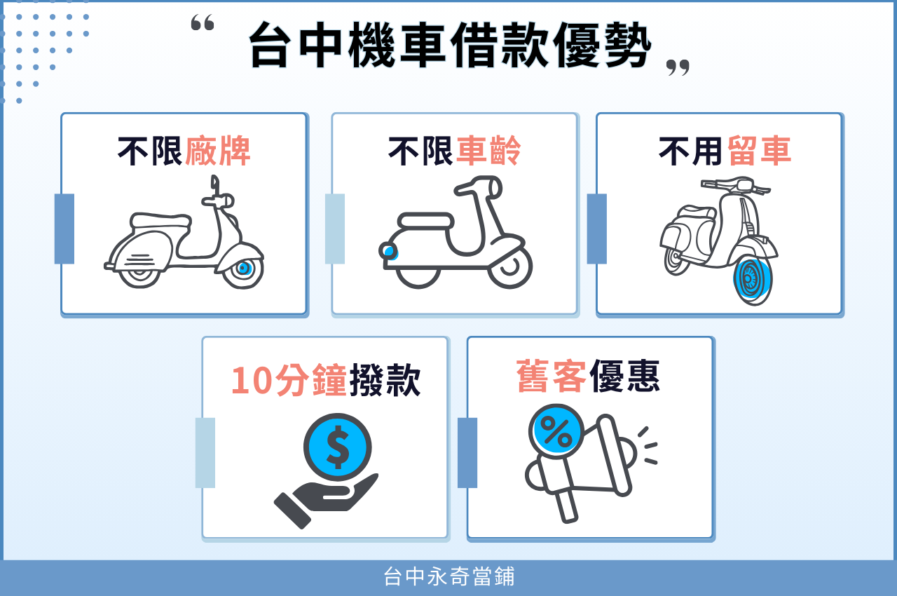 台中機車借款還款彈性，利息合法，撥款超迅速